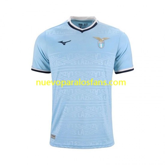 Camiseta de Fútbol SS Lazio Hombre Casa 2024-2025 Manga Corta