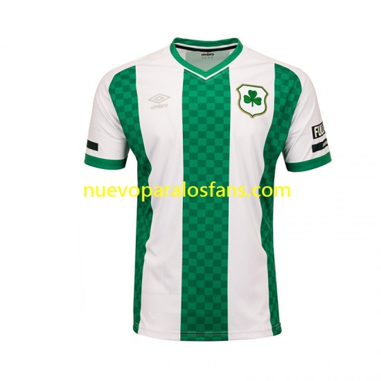 Camiseta de Fútbol Shamrock Rovers Centenary Hombre Casa 2023 Manga Corta