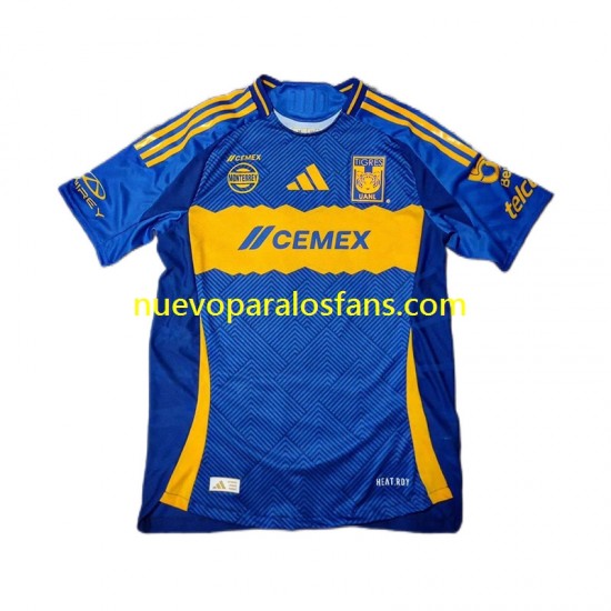 Camiseta de Fútbol Tigres UANL Hombre Exterior 2024-2025 Manga Corta