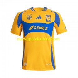 Camiseta de Fútbol Tigres UANL Hombre Casa 2024-2025 Manga Corta