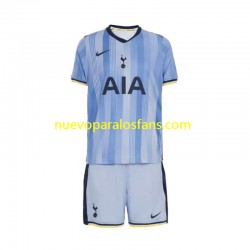 Camiseta de Fútbol Tottenham Hotspur Niño Exterior 2024-2025 Manga Corta