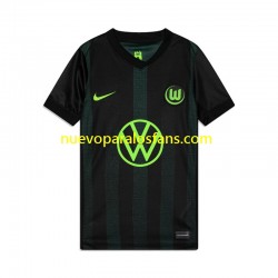 Camiseta de Fútbol VfL Wolfsburg Hombre Exterior 2024-2025 Manga Corta