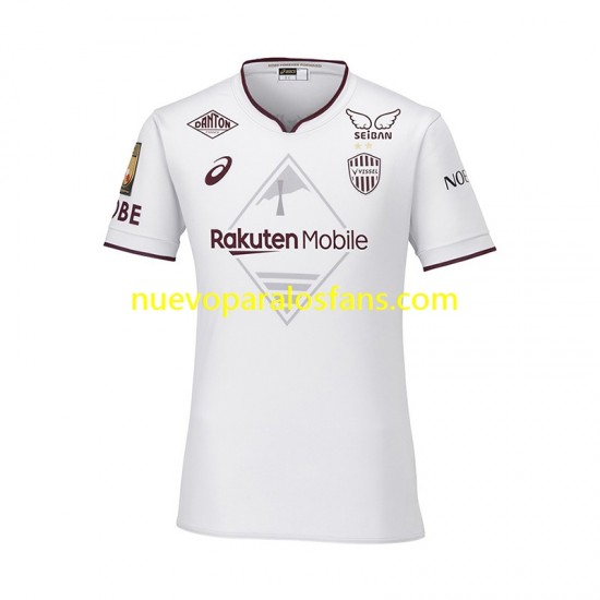 Camiseta de Fútbol Vissel Kobe Hombre Exterior 2024-2025 Manga Corta