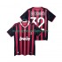 Camiseta de Fútbol AC Milan BECKHAM 32 2009 Retro Hombre Casa 2010 Manga Corta