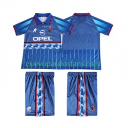 Camiseta de Fútbol AC Milan 1995 1996 Retro Niño Exterior Manga Corta