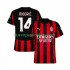 Camiseta de Fútbol AC Milan Modrić Luca 14 Hombre Casa 2025-2026 Manga Corta