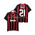 Camiseta de Fútbol AC Milan RIRLO 21 2009 Retro Hombre Casa 2008 Manga Corta