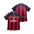 Camiseta de Fútbol AC Milan 2000 Retro Hombre Casa 2002 Manga Corta
