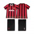 Camiseta de Fútbol AC Milan 1993 Retro Niño Casa 1994 Manga Corta