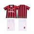Camiseta de Fútbol AC Milan 1996 1997 Retro Niño Casa Manga Corta