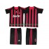Camiseta de Fútbol AC Milan 2009 Retro Niño Casa 2008 Manga Corta