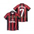 Camiseta de Fútbol AC Milan SHEVCHENKO 7 Retro Hombre Casa 1998 1999 Manga Corta