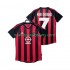 Camiseta de Fútbol AC Milan SHEVCHENKO 7 2003 Retro Hombre Casa 2002 Manga Corta