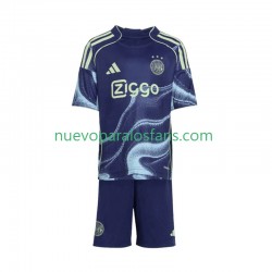 Camiseta de Fútbol AFC Ajax Niño Exterior 2025-2026 Manga Corta