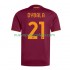 Camiseta de Fútbol AS Roma Dybala 21 Hombre Casa 2025-2026 Manga Corta