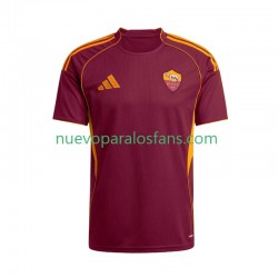 Camiseta de Fútbol AS Roma Hombre Casa 2025-2026 Manga Corta