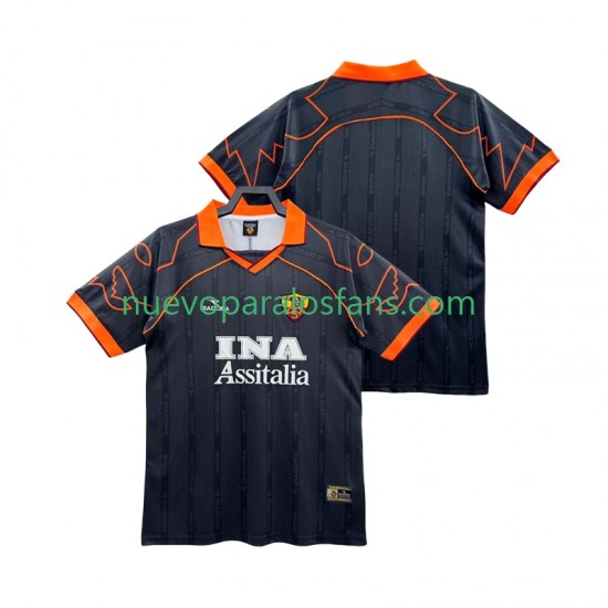 Camiseta de Fútbol AS Roma Retro Hombre Exterior 1998 1999 Manga Corta