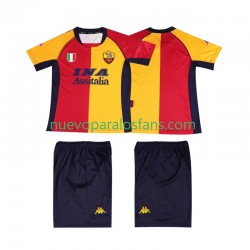 Camiseta de Fútbol AS Roma 2001 Retro Niño Casa Manga Corta