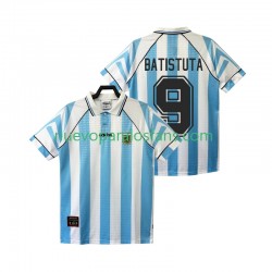 Camiseta de Fútbol Argentina BATISTUTA 9 1996 1997 Retro Hombre Casa Manga Corta