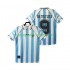 Camiseta de Fútbol Argentina BATISTUTA 9 1996 1997 Retro Hombre Casa Manga Corta