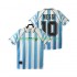 Camiseta de Fútbol Argentina Lionel Messi 10 1996 1997 Retro Hombre Casa Manga Corta
