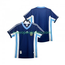 Camiseta de Fútbol Argentina Retro Hombre Exterior 1998 Manga Corta