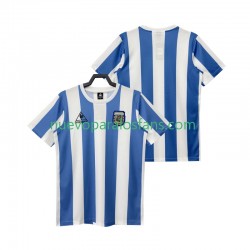 Camiseta de Fútbol Argentina 1986 Retro Hombre Casa Manga Corta