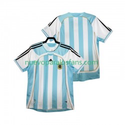 Camiseta de Fútbol Argentina 2014 Retro Hombre Casa Manga Corta
