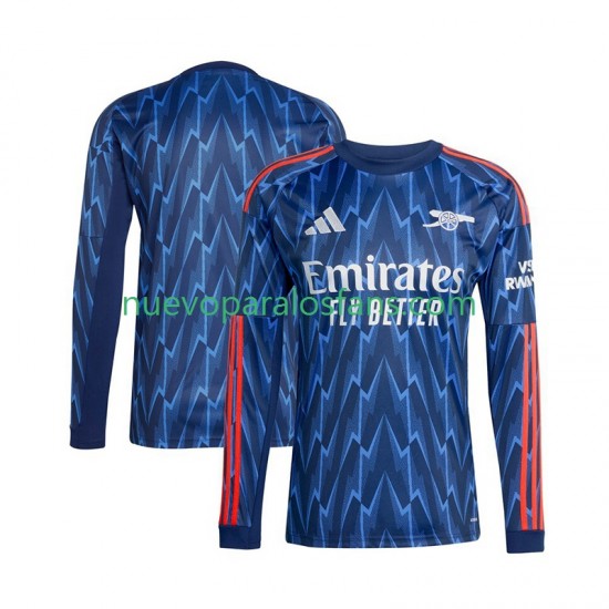 Camiseta de Fútbol Arsenal Hombre Exterior 2025-2026 Manga Larga