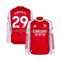 Camiseta de Fútbol Arsenal Kai Havertz 29 Hombre Casa 2025-2026 Manga Larga