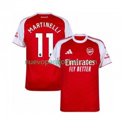 Camiseta de Fútbol Arsenal Martin Zubimendi 11 Hombre Casa 2025-2026 Manga Corta