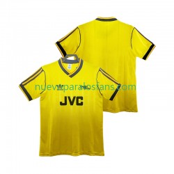 Camiseta de Fútbol Arsenal 1986 1988 Retro Hombre Exterior Manga Corta