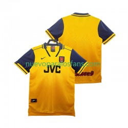 Camiseta de Fútbol Arsenal 1996 1997 Retro Hombre Exterior Manga Corta