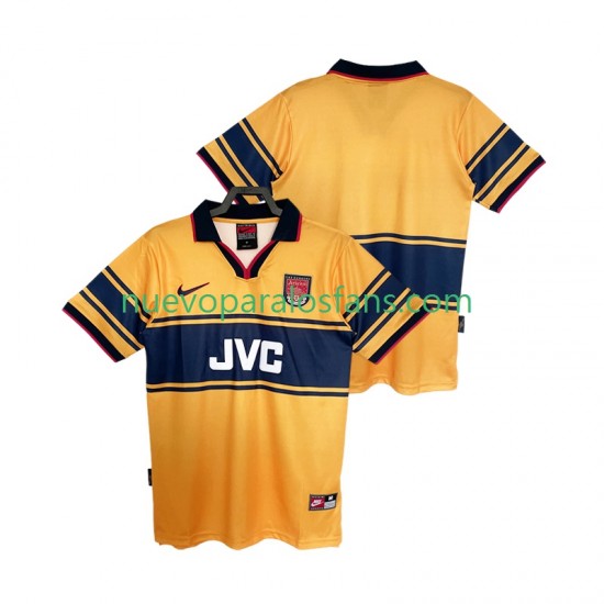 Camiseta de Fútbol Arsenal 1997 Retro Hombre Exterior 1999 Manga Corta