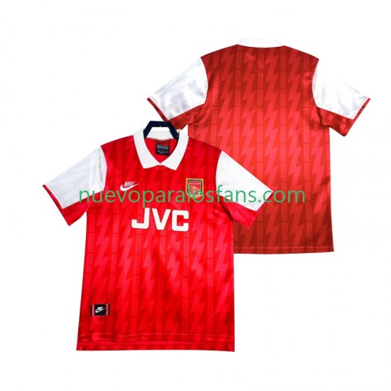 Camiseta de Fútbol Arsenal 1993 Retro Hombre Casa 1994 Manga Corta