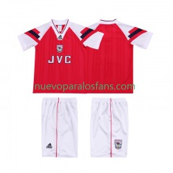Camiseta de Fútbol Arsenal 1992 Retro Niño Casa 1994 Manga Corta
