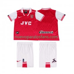 Camiseta de Fútbol Arsenal 1996 1997 Retro Niño Casa Manga Corta
