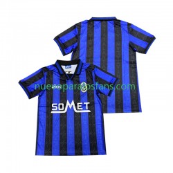 Camiseta de Fútbol Atalanta 1996 1997 Hombre Casa Manga Corta