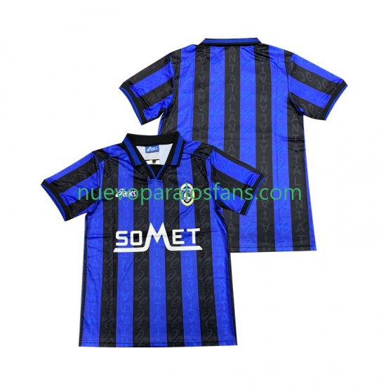 Camiseta de Fútbol Atalanta 1996 1997 Hombre Casa Manga Corta