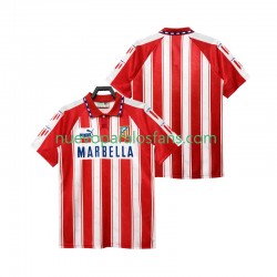 Camiseta de Fútbol Atlético Madrid 1995 Retro Hombre Casa 1994 Manga Corta