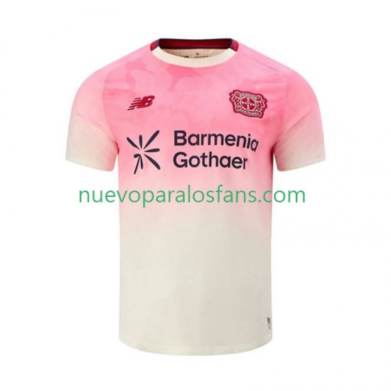 Camiseta de Fútbol Bayer 04 Leverkusen Hombre Exterior 2025-2026 Manga Corta