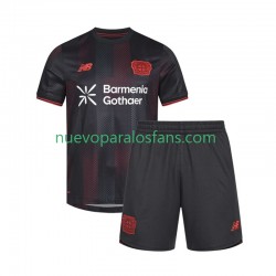 Camiseta de Fútbol Bayer 04 Leverkusen Niño Casa 2025-2026 Manga Corta