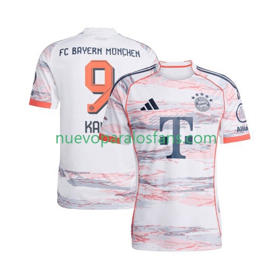 Camiseta de Fútbol Bayern de Múnich Harry Kane 9 Hombre Exterior 2025-2026 Manga Corta