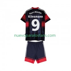 Camiseta de Fútbol Bayern de Múnich Klinsmann 9 1997 Retro Niño Casa 1999 Manga Corta