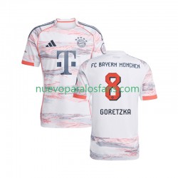 Camiseta de Fútbol Bayern de Múnich Leon Goretzka 8 Hombre Exterior 2025-2026 Manga Corta