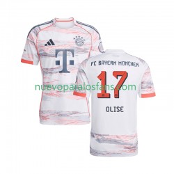Camiseta de Fútbol Bayern de Múnich Michael Olise 17 Hombre Exterior 2025-2026 Manga Corta