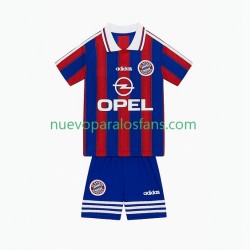 Camiseta de Fútbol Bayern de Múnich 1995 1997 Retro Niño Casa Manga Corta