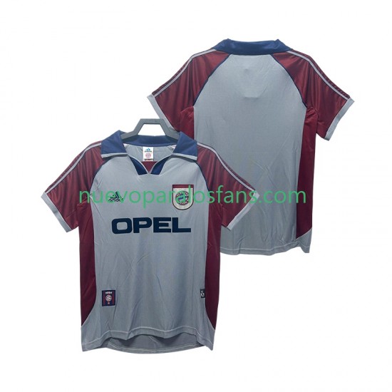 Camiseta de Fútbol Bayern de Múnich Retro Hombre Tercera 1998 1999 Manga Corta