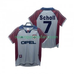Camiseta de Fútbol Bayern de Múnich Scholl 7 Retro Hombre Tercera 1998 1999 Manga Corta