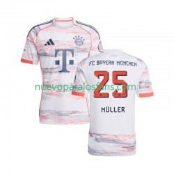 Camiseta de Fútbol Bayern de Múnich Thomas Muller 25 Hombre Exterior 2025-2026 Manga Corta